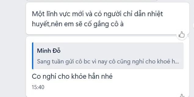 Phản hồi học viên