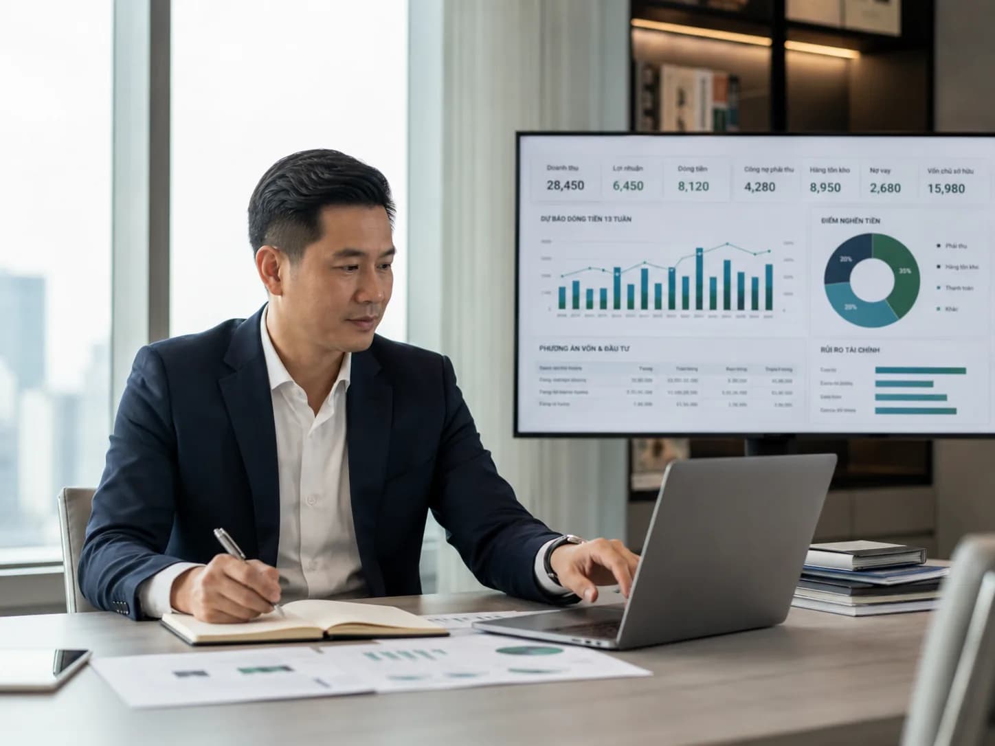 Minh họa chặng 3 từ chương trình Tài chính CEO gốc