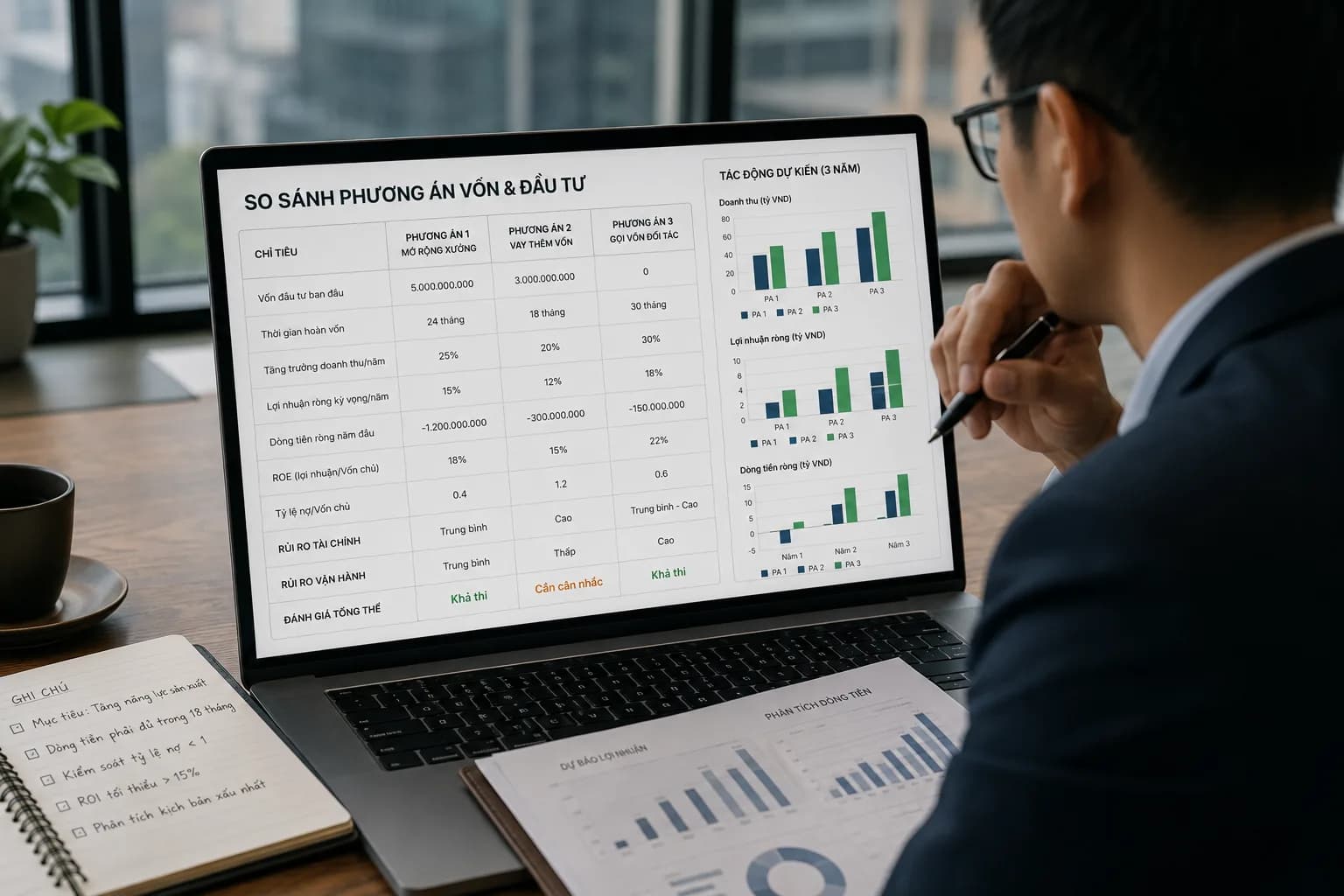 Minh họa chặng 4 từ chương trình Tài chính CEO gốc