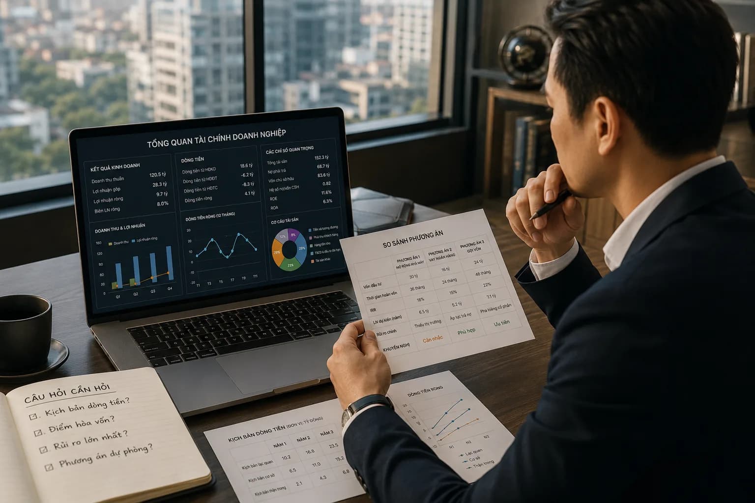 Minh họa chặng 5 từ chương trình Tài chính CEO gốc